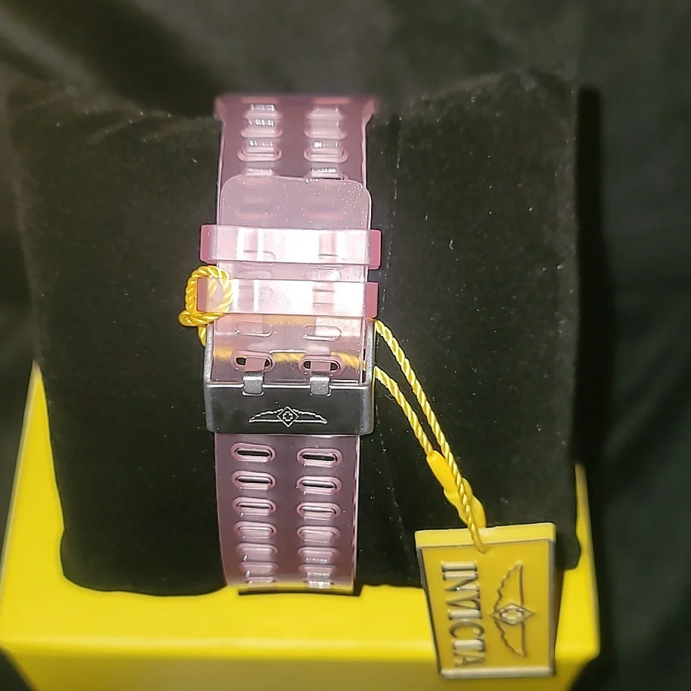 NEW NIB Invicta Racing Burnout Digital Men's Watch‎ - 52mm (PF21223) Pink 49047